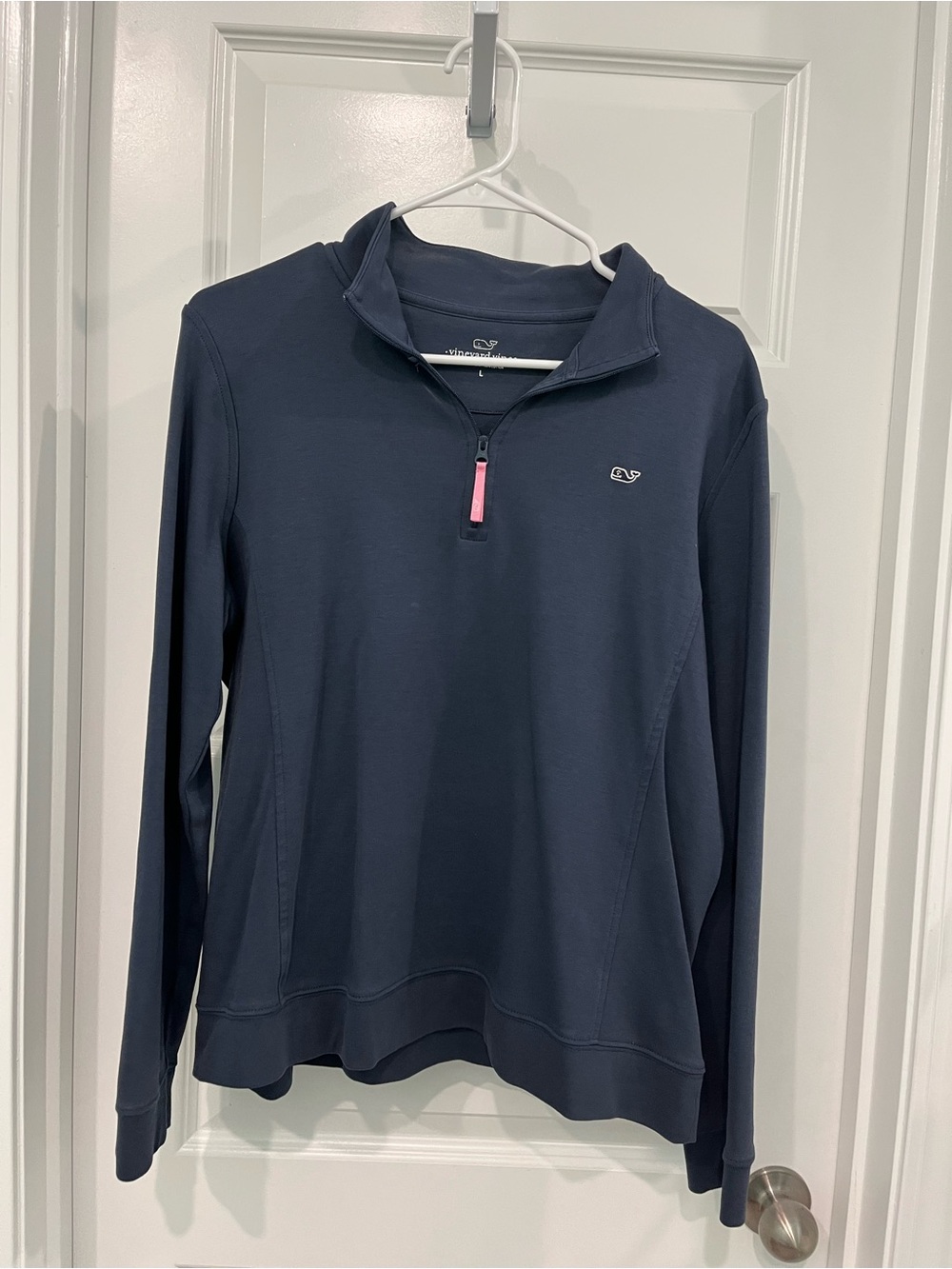 Vineyard Vines Navy Quarter-Zip Performance Pullover